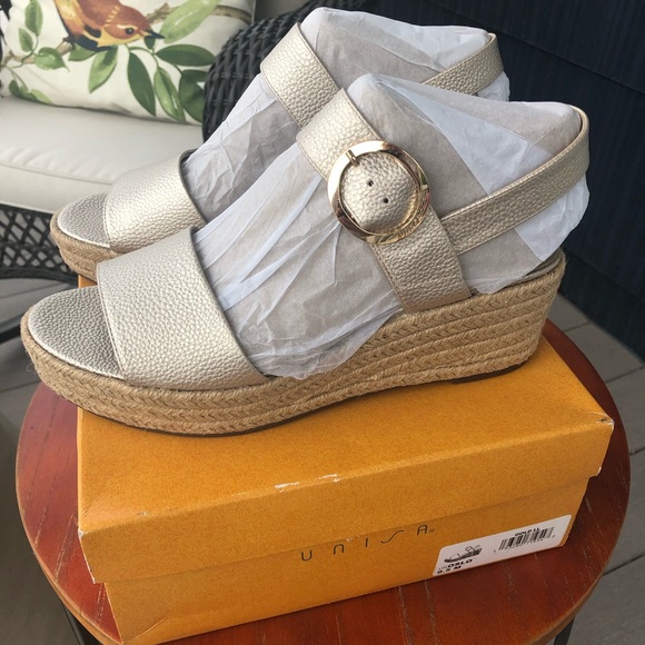 unisa hayzi espadrille wedge sandal